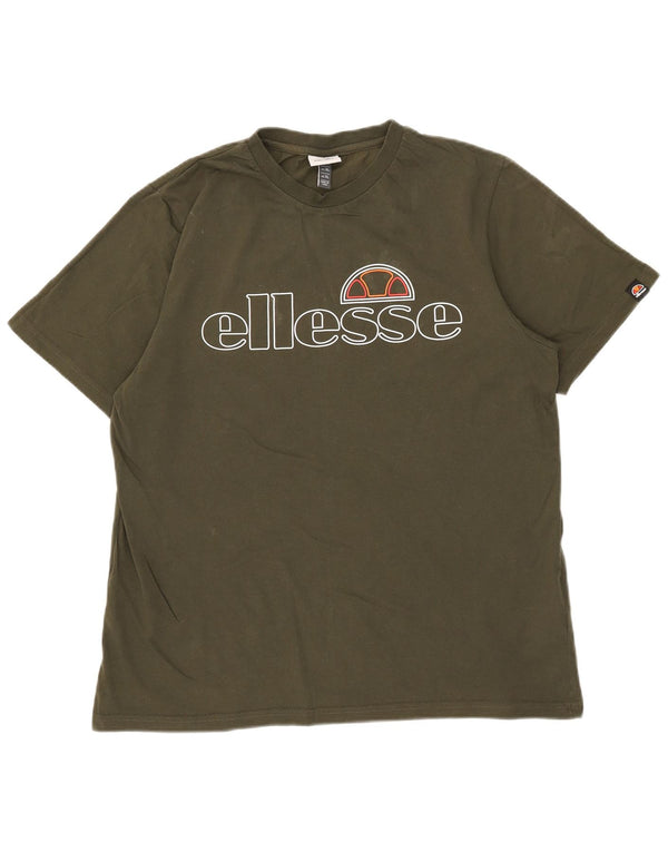 Tricou cu grafic pentru femei Ellesse Top UK 18 XL Kaki