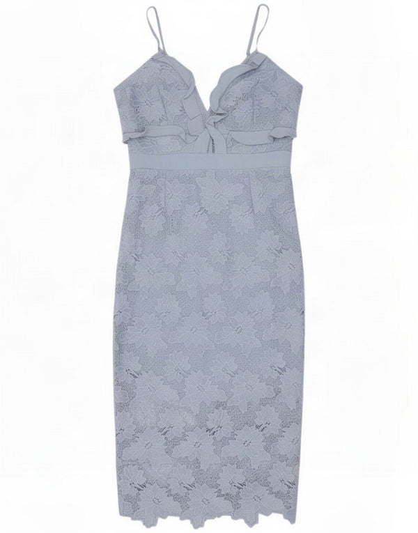 Rochie bodycon fără mâneci Bardot pentru femei UK 8 Small Blue Floral Poliester