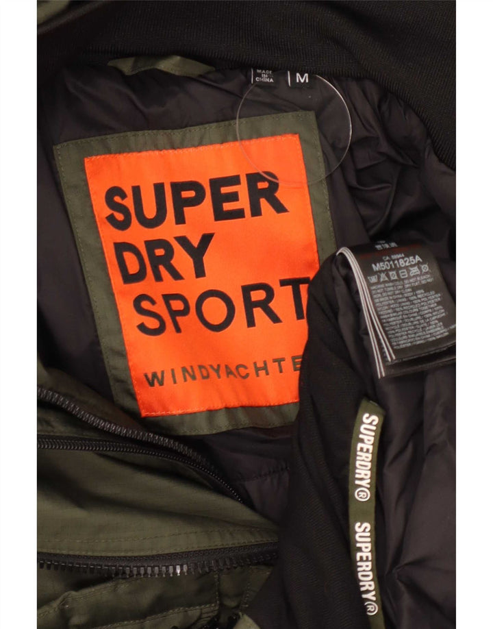 Jachetă Windyachter Graphic Windbreaker pentru bărbați Superdry UK 38, verde mediu