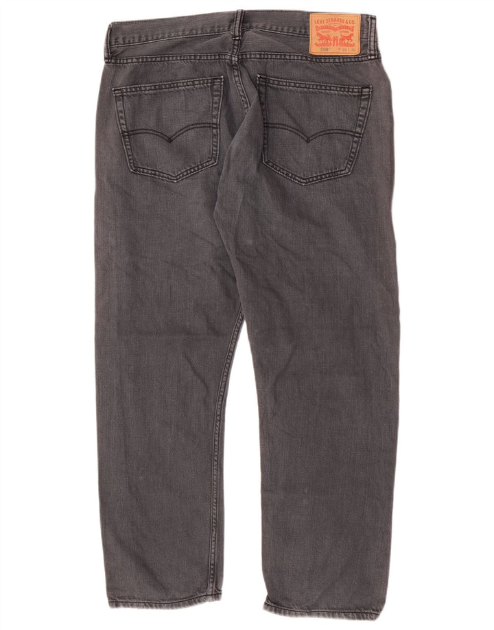 Blugi drepti pentru bărbați Levi's 508 W36 L27 bumbac gri