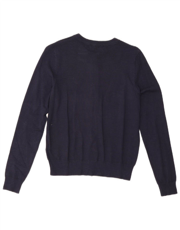 Pulover cardigan pentru femei Marks & Spencer UK 12 Medium Bleumarin Viscoză
