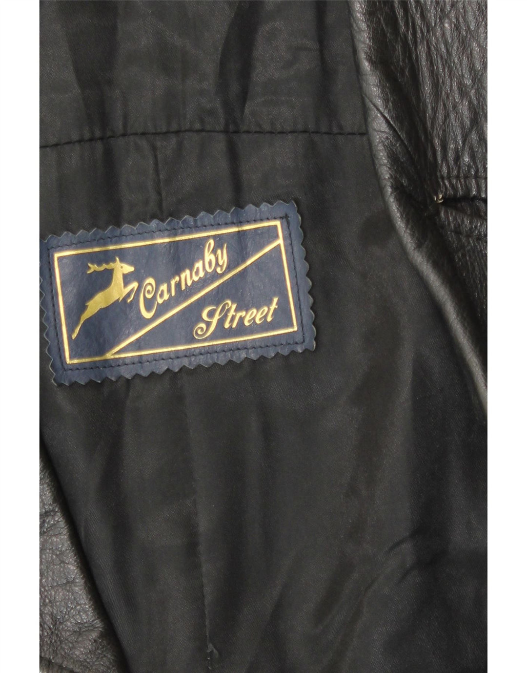 Jachetă din piele pentru bărbați Carnaby Street UK 38 Medium Black