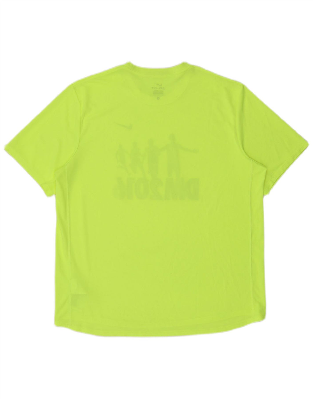 Tricou grafic Nike Dri Fit pentru bărbați Top mare din poliester verde