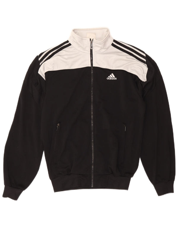 Trening pentru bărbați Adidas Top Jachetă Mic Negru Poliester Colorblock