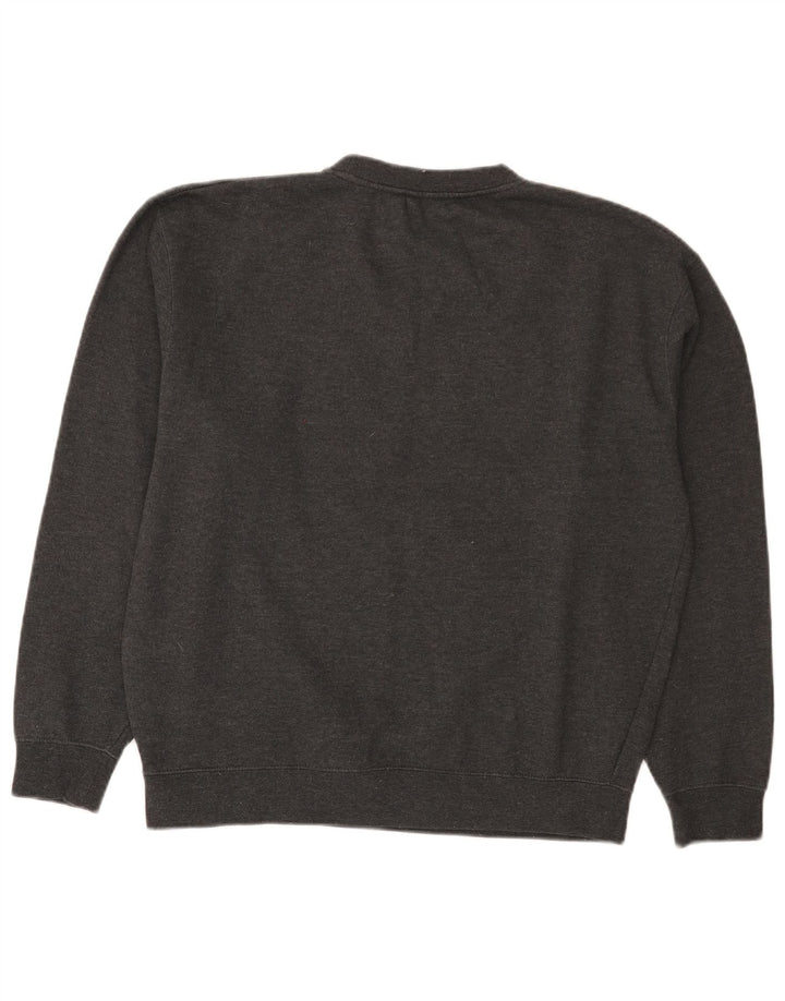 Hanorac pentru bărbați Fila Graphic Regular Fit Pulover Bumbac Gri mediu