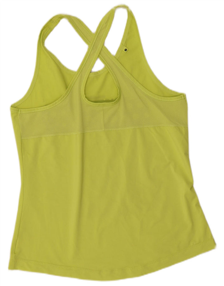 Adidas Climacool Graphic Vest Top pentru femei UK 12/14 Medium Green