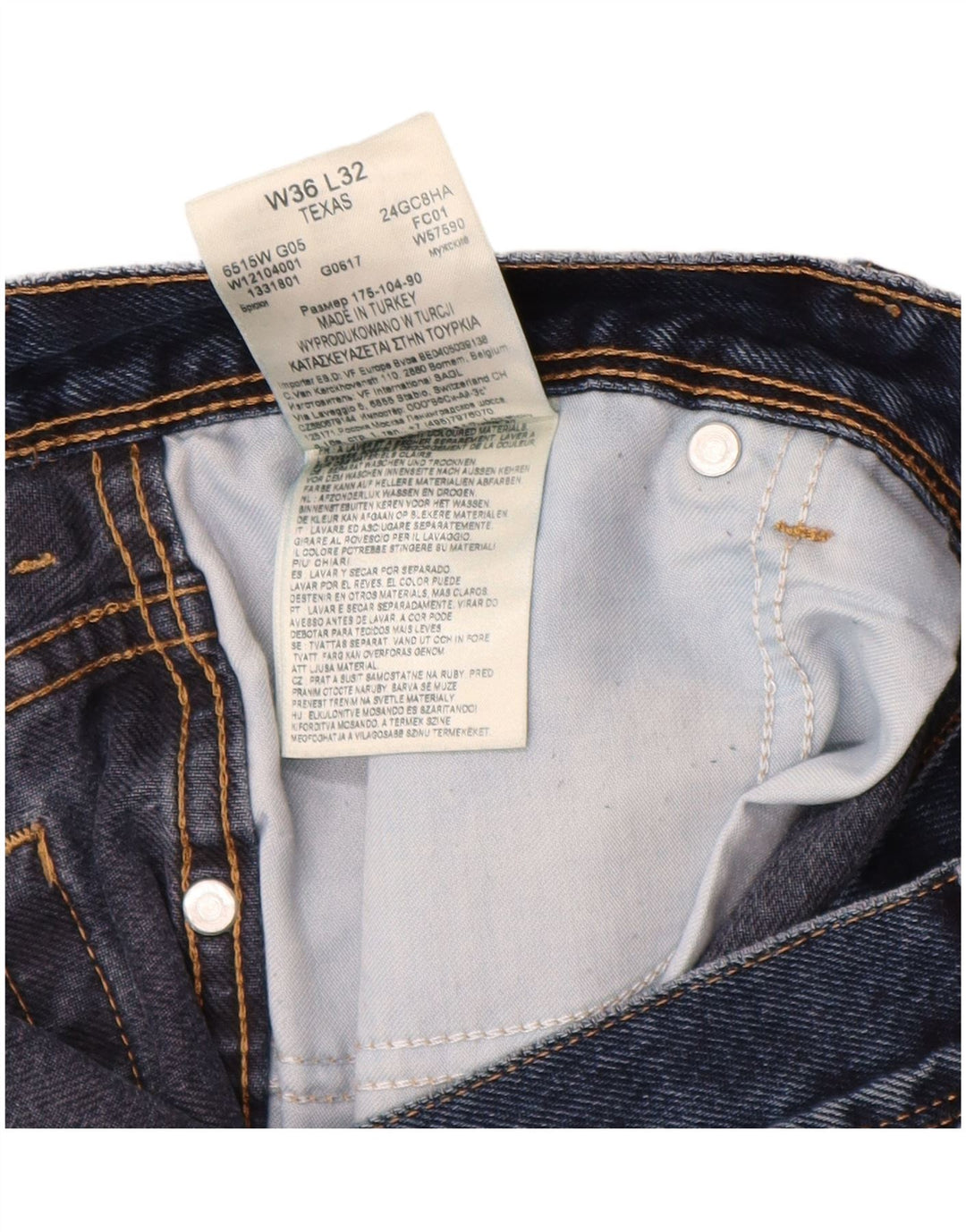 WRANGLER Blugi pentru bărbați Texas drepte W36 L32 bumbac bleumarin