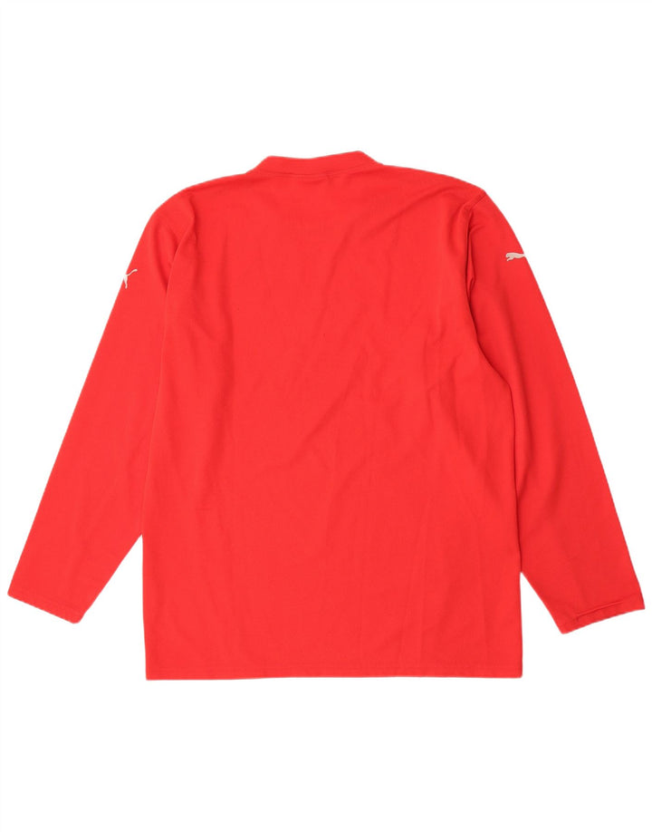 Top cu mânecă lungă pentru bărbați Puma XL, roșu, color block