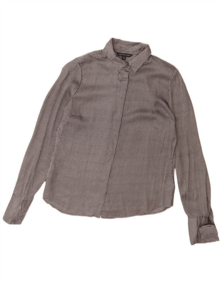 Bluză cămașă pentru femei Brooks Brothers 346 US 12, mare, gri, poliester