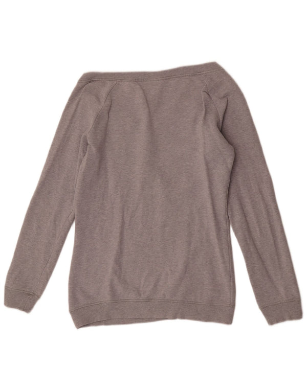 Benetton Womens Peanuts Graphic Sweatshirt Jumper UK 14 Medium Grey