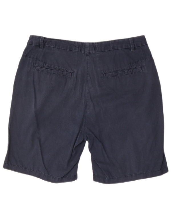Pantaloni scurti chino pentru femei Marks & Spencer UK 12 Medium W30 Bumbac bleumarin