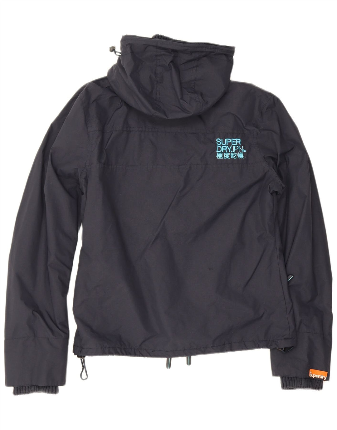 Jachetă Windbreaker Superdry pentru femei UK 14 Medium Bleumarin