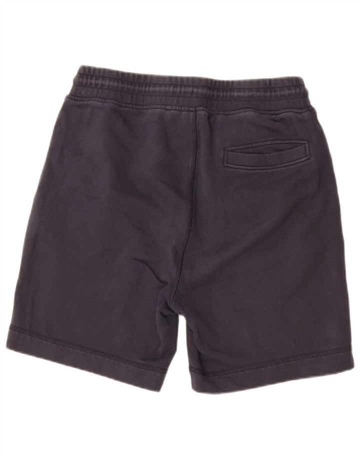 Pantaloni scurți sport pentru bărbați Hugo Boss, bumbac, albastru bleumarin mediu