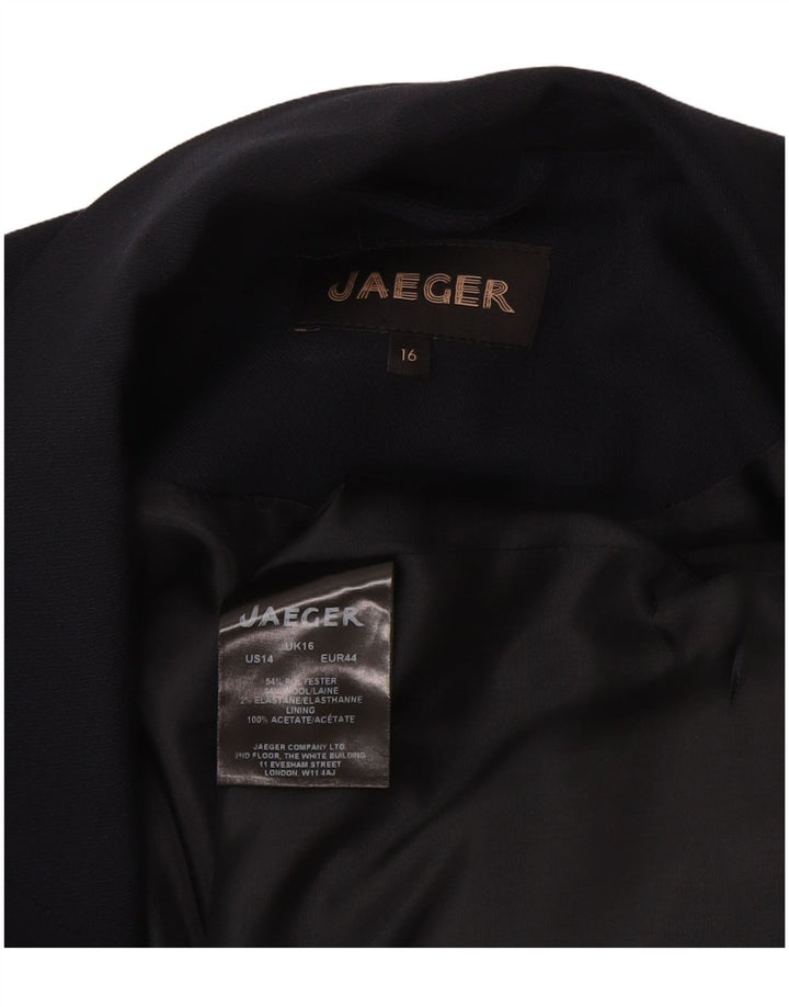 Jaeger pentru femei cu paragate fără mâneci, UK 16, mare, bleumarin
