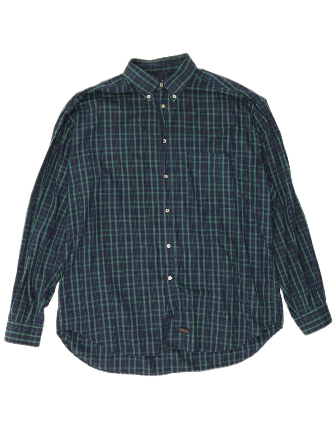 Cămașă Bărbați Stefanel XL Verde Check Bumbac
