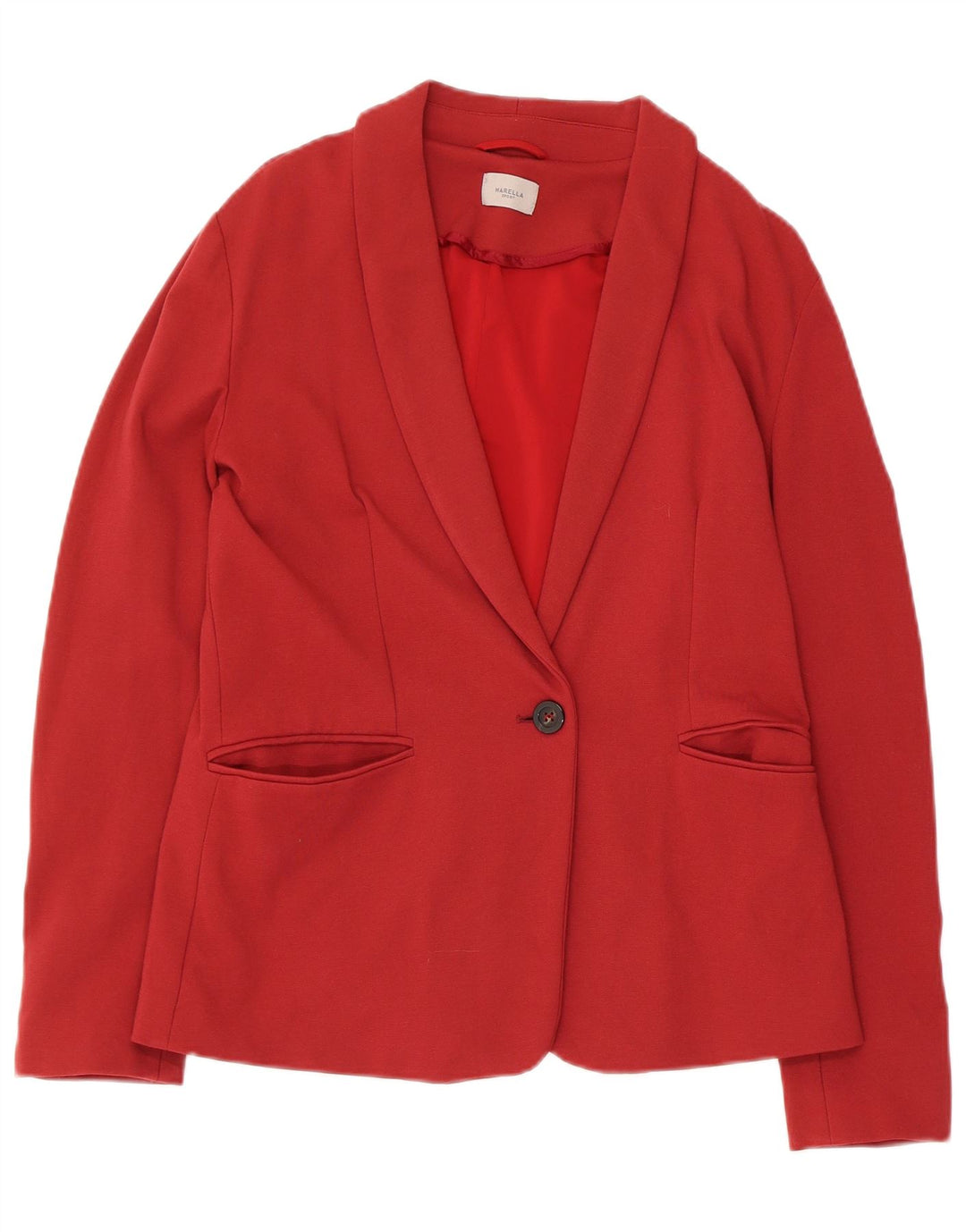 Jachetă Blazer pentru femei Marella cu 1 nasture UK 10 Mic Bordeaux