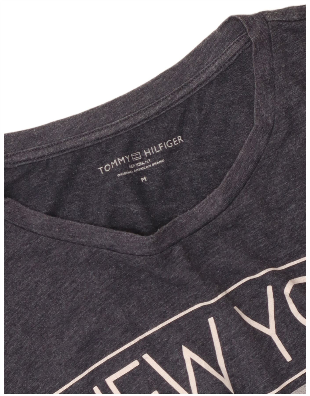 Tricou grafic pentru bărbați Tommy Hilfiger Top Medium Gri
