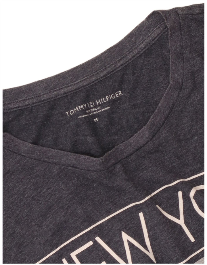 Tricou grafic pentru bărbați Tommy Hilfiger Top Medium Gri