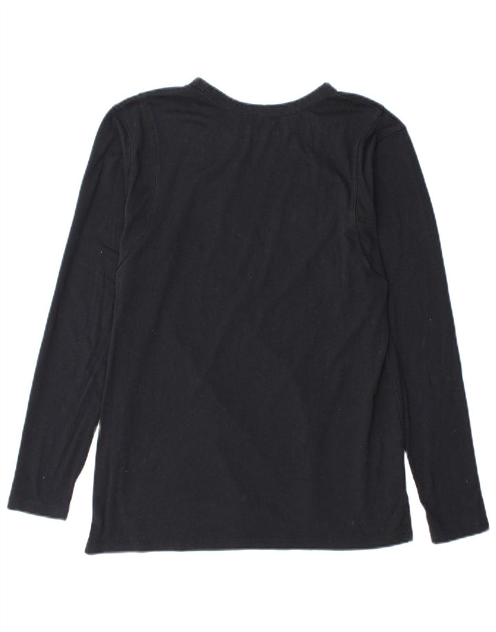Tricou Under Armour pentru femei, cu grafică, cu mânecă lungă UK 10 Small Bleumarin