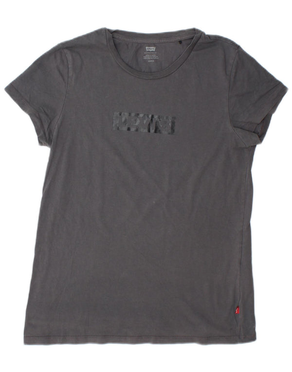 Tricou grafic Levi's pentru femei Top UK 10 Small Grey Bumbac