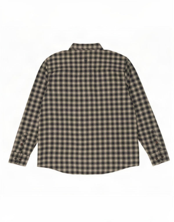 Cămașă de flanel pentru bărbați Fat Face, XL, verde, cu carouri