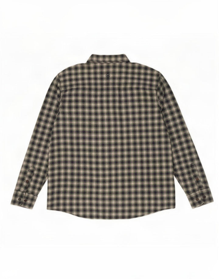 Cămașă de flanel pentru bărbați Fat Face, XL, verde, cu carouri