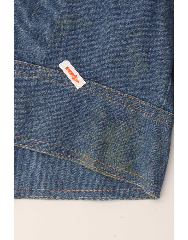 Jachetă de blugi vintage pentru femei UK 14 Large Blue
