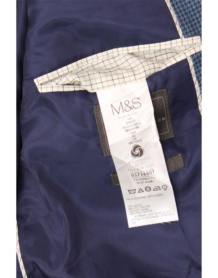 MARKS & SPENCER Jachetă pentru bărbați cu 2 nasturi, UK 42, mare, albastru