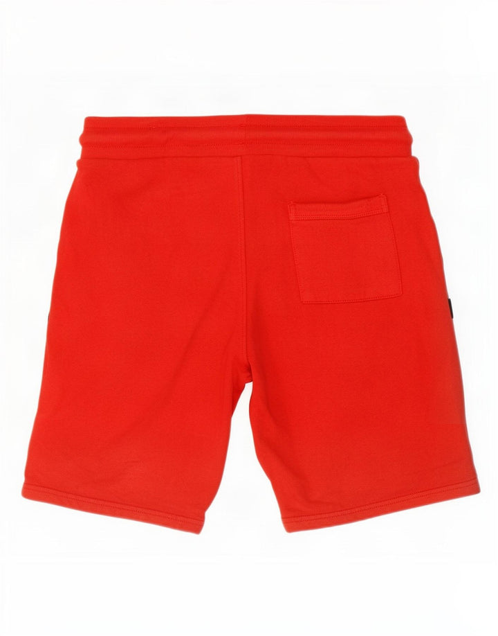Pantaloni scurti sport Superdry pentru bărbați, bumbac roșu mare