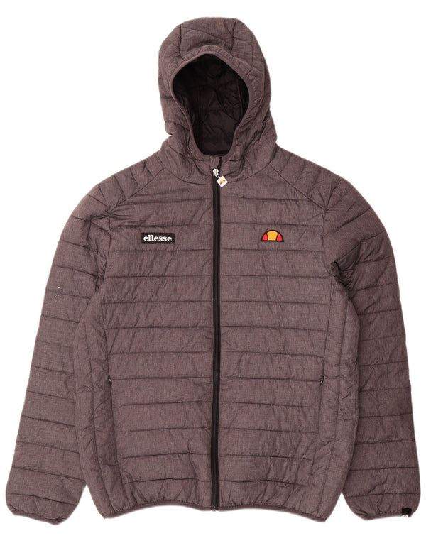 Jachetă căptușită cu glugă pentru bărbați Ellesse UK 42 XL poliamidă gri