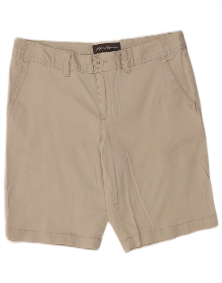 EDDIE BAUER Pantaloni scurti chino pentru femei US 6 Medium W30 bumbac gri