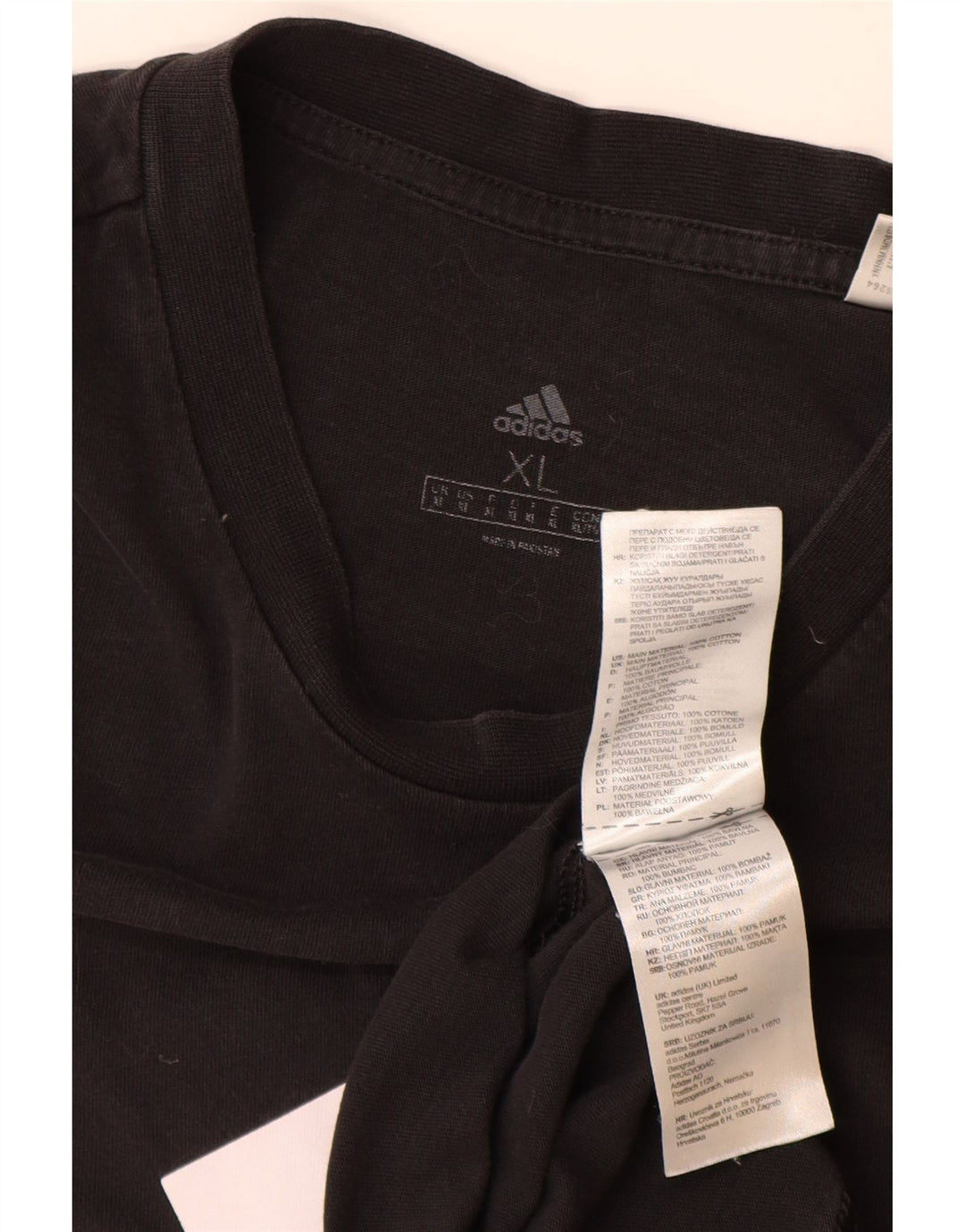 Tricou grafic ADIDAS pentru bărbați Top XL bumbac negru