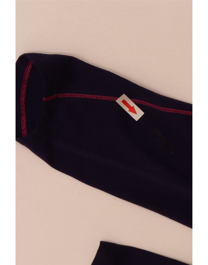 Top de trening Nike Dri Fit Pullover pentru femei UK 12 Medium Navy Blue Marine