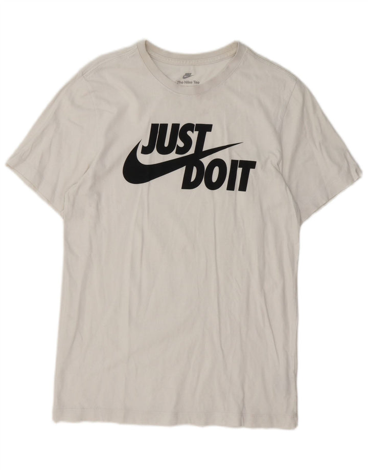 Tricou grafic Nike pentru bărbați Top mic, alb, bumbac
