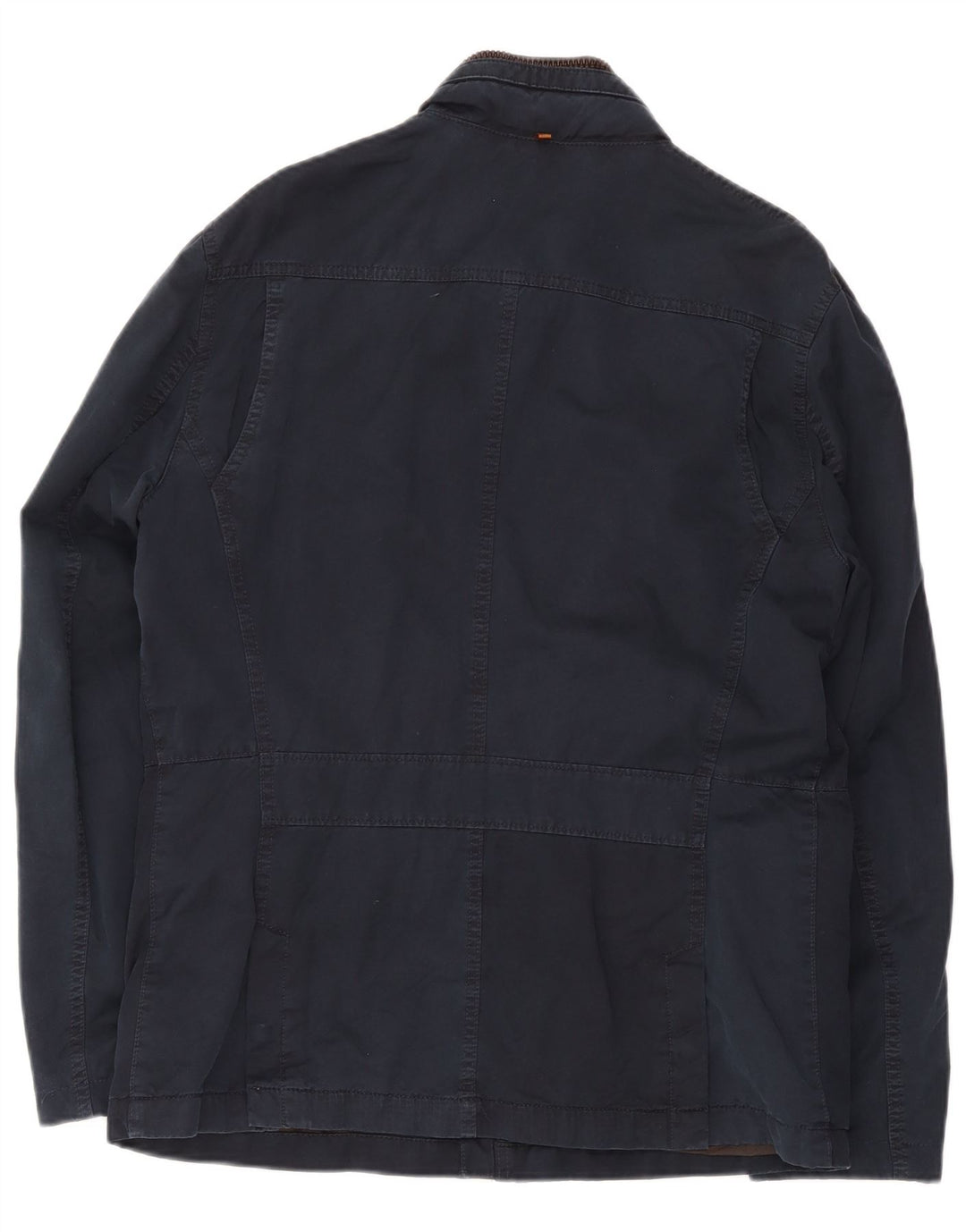 Jachetă cu glugă pentru bărbați Hugo Boss UK 38 Medium Bleumarin
