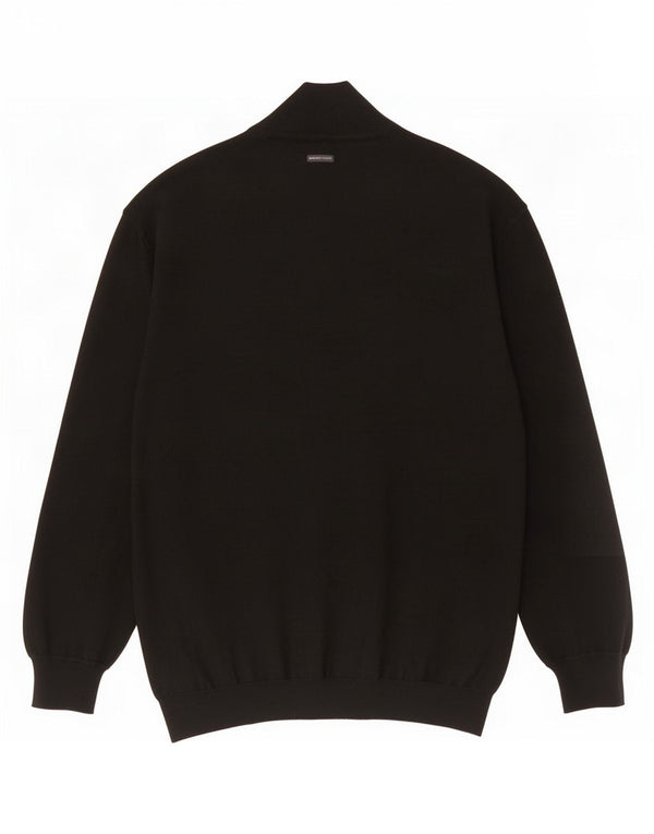 Pulover cardigan pentru bărbați Marlboro Classics 4XL, maro, bloc de culoare