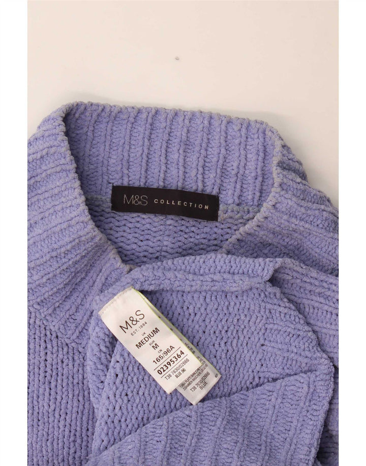 Pulover cu gât țestoasă pentru femei Marks & Spencer UK 14 Mov mediu