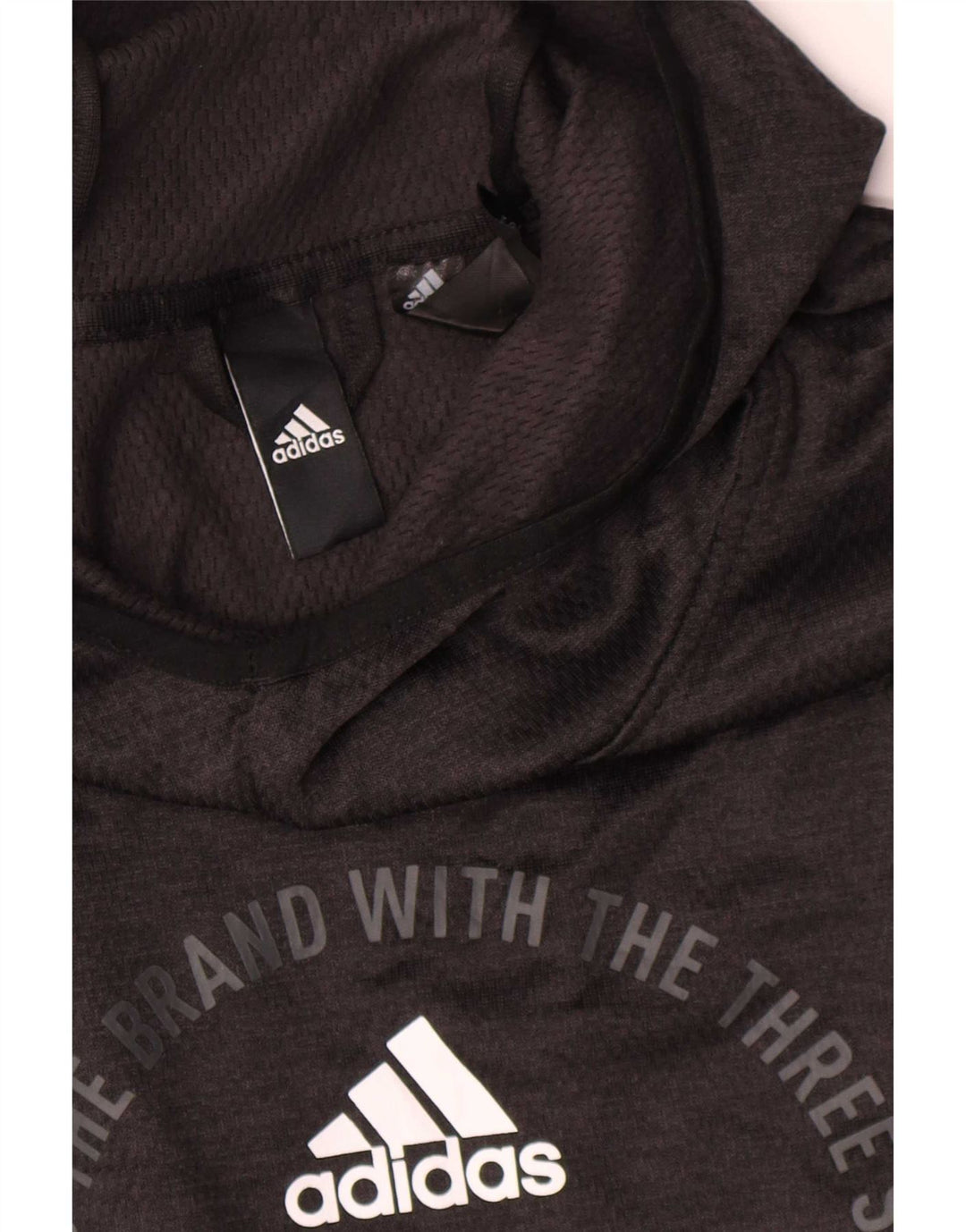 Pulover adidas Climawarm Graphic pentru bărbați, poliester mediu negru