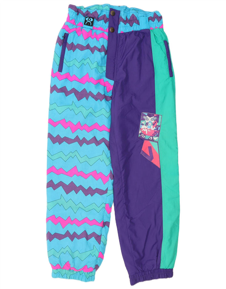 Ninety Eight Pantaloni de schi pentru bărbați IT 52 XL Multicolori geometrici