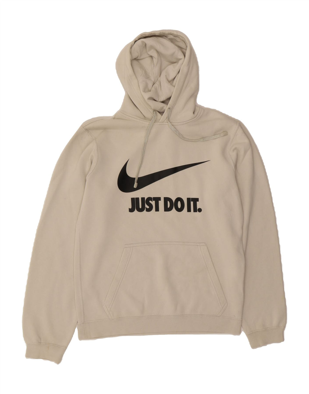 NIKE Mens Graphic Hoodie Jumper Small White Cotton Vintage Nike and Second-Hand Nike from Messina Hembry 