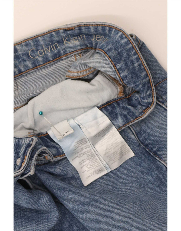 Blugi slim pentru bărbați Calvin Klein W30 L32 Bumbac albastru