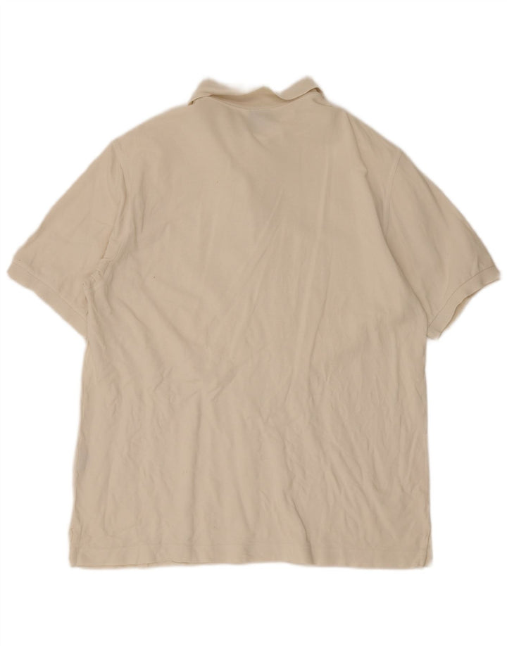 Tricou polo pentru bărbați Invicta XL, bumbac alb