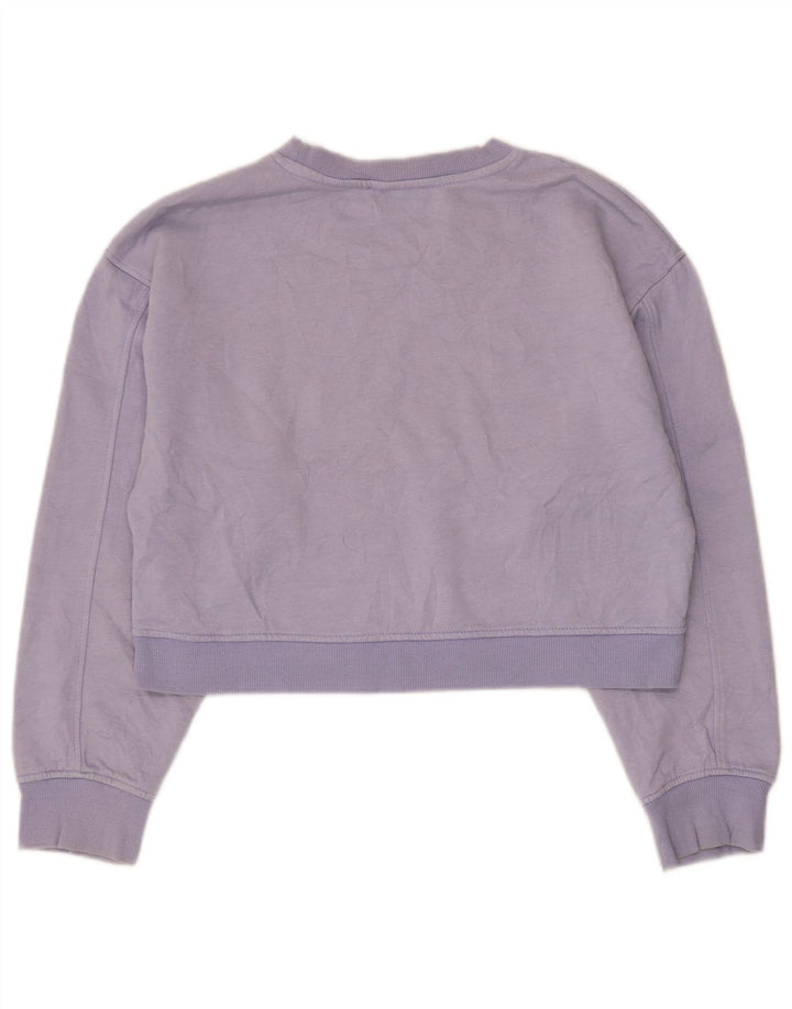 Pulover pentru femeie Zara Crop Pulover UK 14 Mov mediu