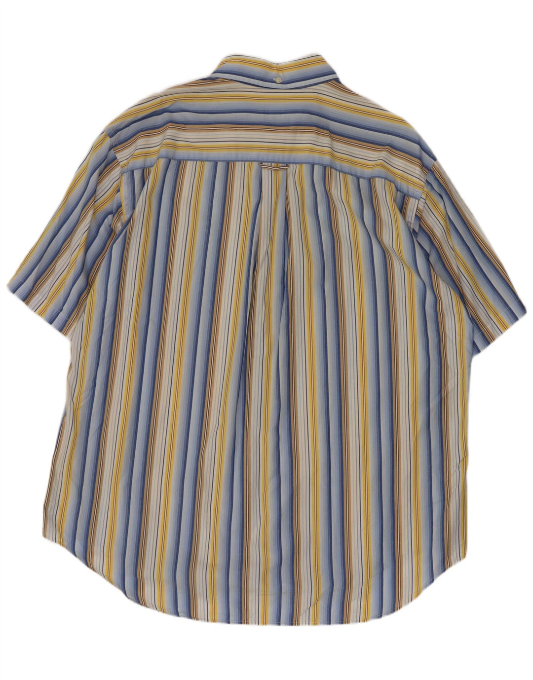 Cămașă cu mânecă scurtă pentru bărbați Lacoste Mărimea 46 2XL, cu dungi multicolore