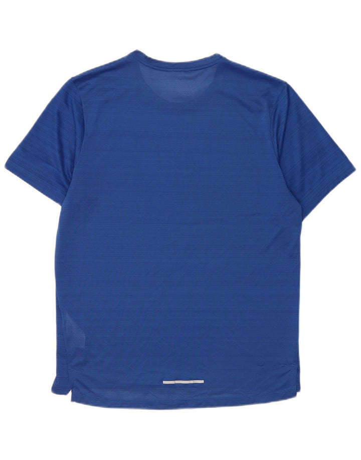 Tricou Nike Dri Fit pentru bărbați Top Medium Blue Striped Poliester