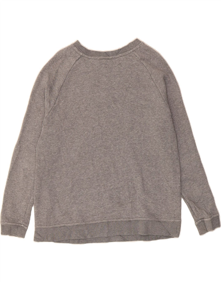 NIKE Womens Sweatshirt Jumper UK 14 Medium Grey Cotton Vintage Nike and Second-Hand Nike from Messina Hembry 