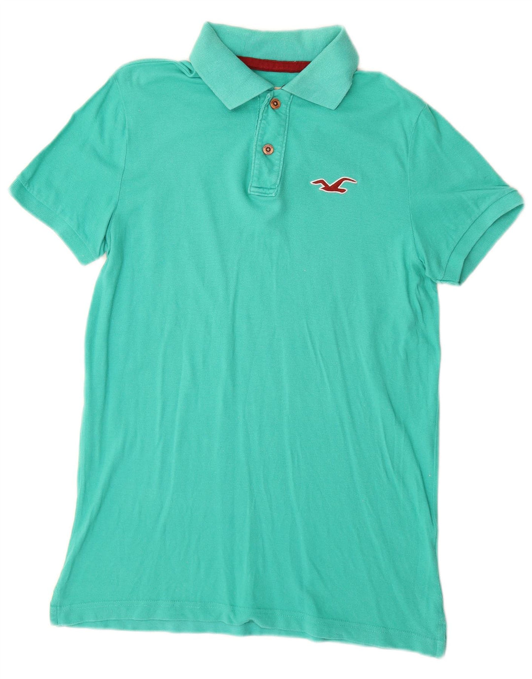 Cămașă polo Hollister pentru bărbați, mic turcoaz