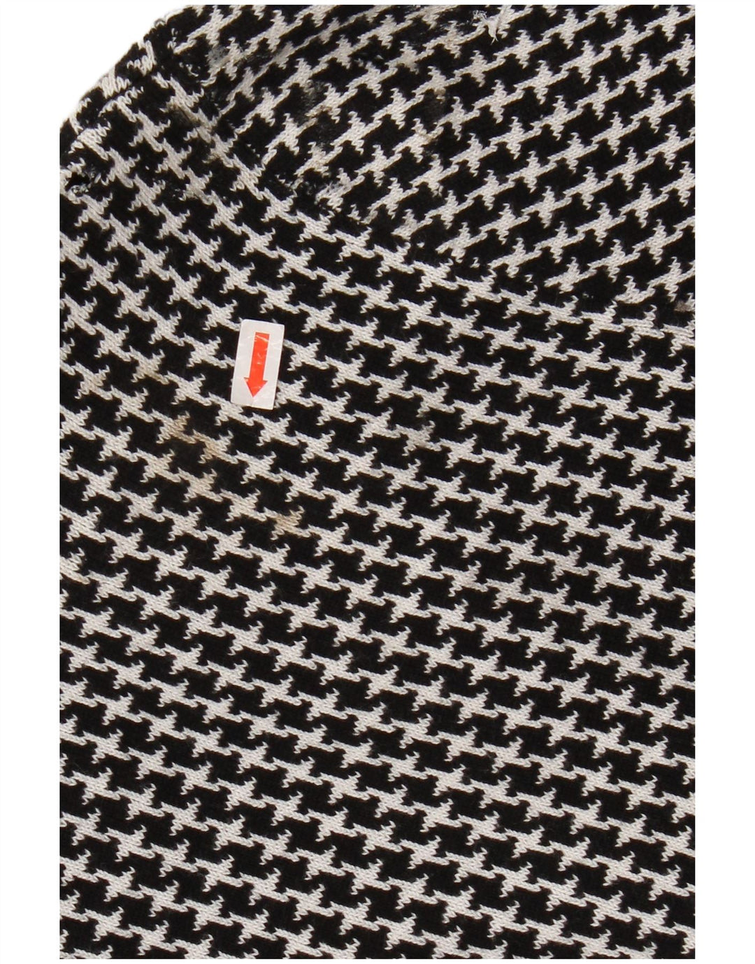 Jachetă CHAPS pentru femei din tricot cu 3 nasturi, UK 12 Medium Black Houndstooth