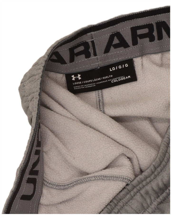 Pantaloni de trening Under Armour Cold Gear pentru bărbați, mari, gri