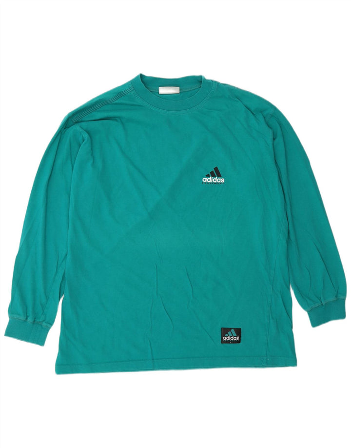 Adidas Top cu mânecă lungă pentru bărbați UK 44/46 Large Blue
